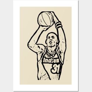 Reggie Miller Sketch Posters and Art